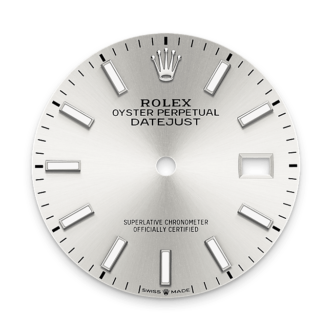 Rolex Datejust 36 Silbernes Zifferblatt