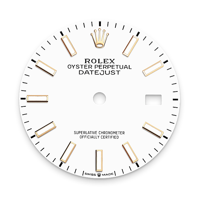 Rolex Datejust 36 Weißes Zifferblatt