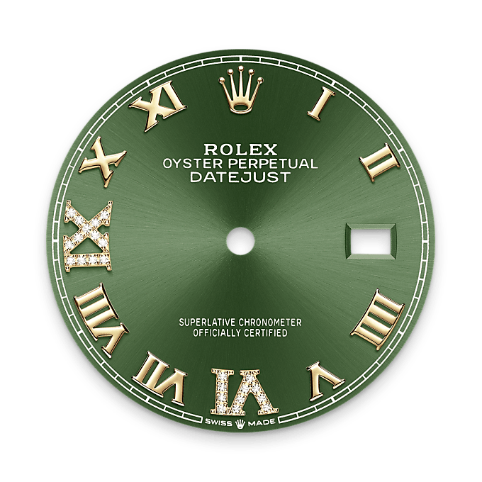 Rolex Datejust 36 Olivgrünes Zifferblatt