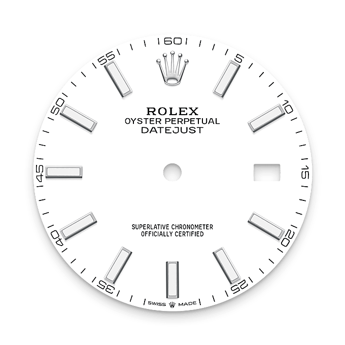 Rolex Datejust 41 Weißes Zifferblatt