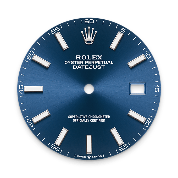 Rolex Datejust 41 Strahlend blaues Zifferblatt