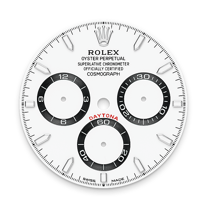 Rolex Cosmograph Daytona Weißes Zifferblatt