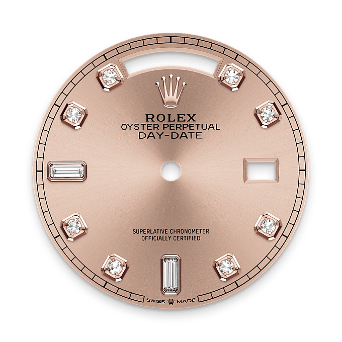 Rolex Day-Date 36 Zifferblatt Farbe Rosé