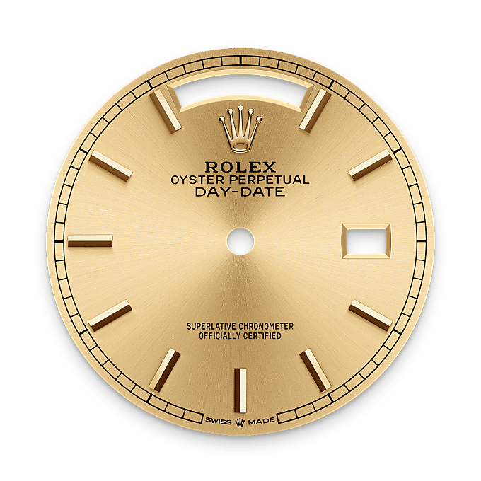 Rolex Day-Date 36 Champagner­farbenes Zifferblatt