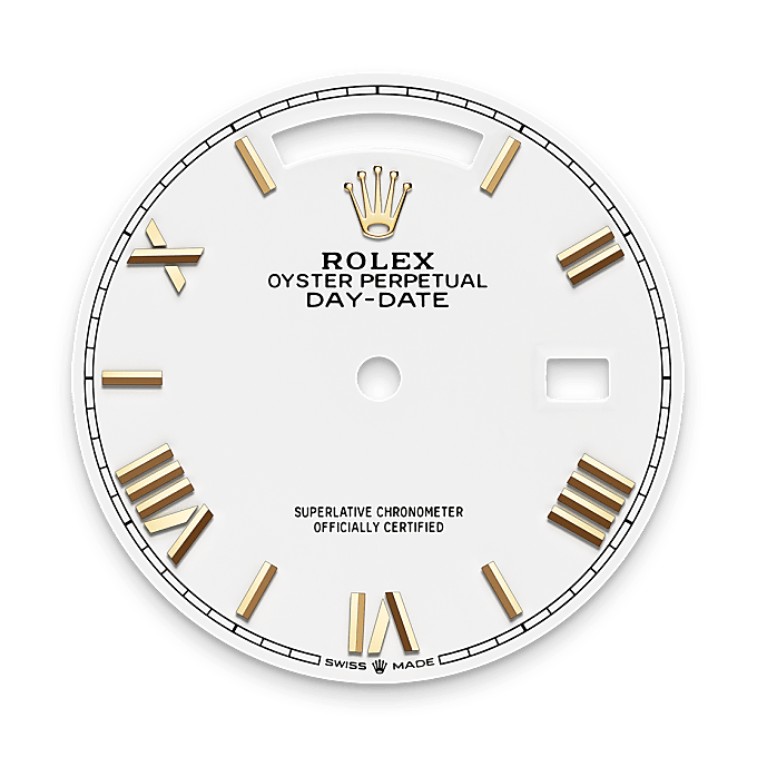 Rolex Day-Date 36 Weißes Zifferblatt