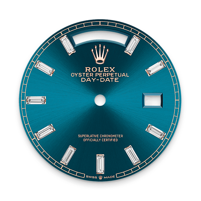 Rolex Day-Date 36 Grünblaues Zifferblatt