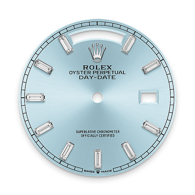 Rolex Day-Date 36 Eisblaues Zifferblatt