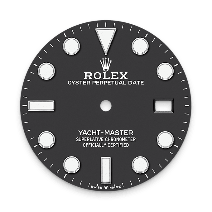 Rolex Yacht-Master 42 Tiefschwarzes Zifferblatt