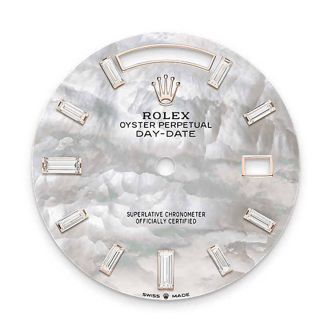 Rolex Day-Date 40 Perlmutt-Zifferblatt