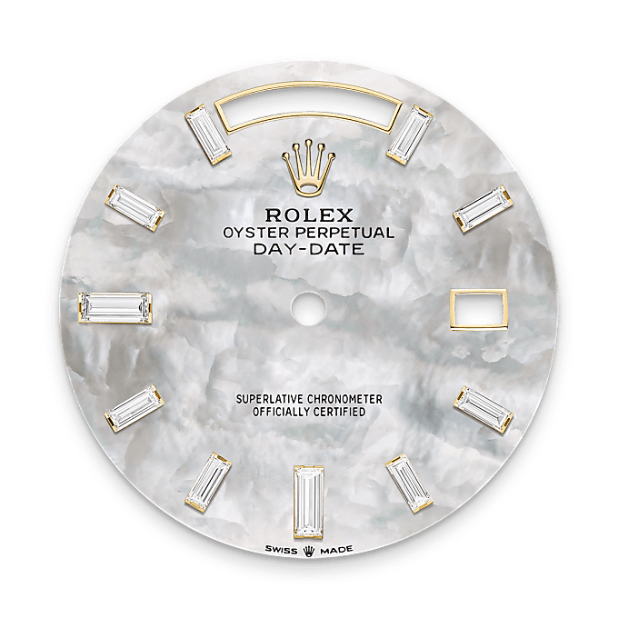 Rolex Day-Date 40 Perlmutt-Zifferblatt