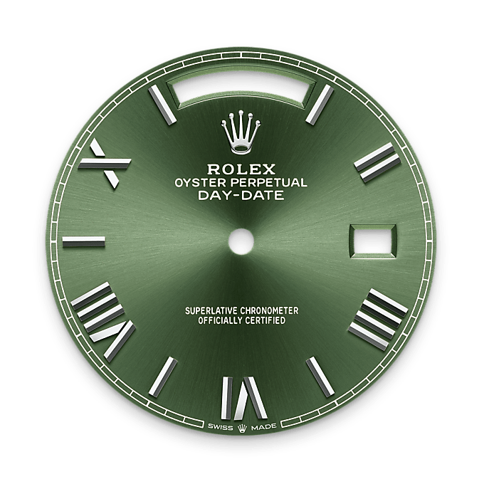 Rolex Day-Date 40 Olivgrünes Zifferblatt